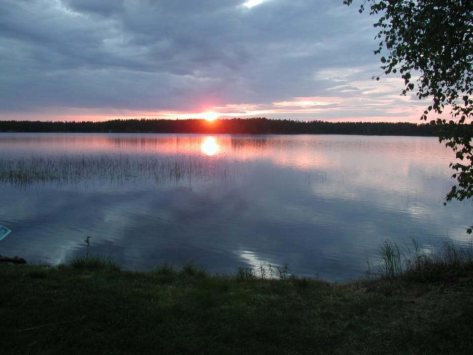 Summer, Lake view, Sunset