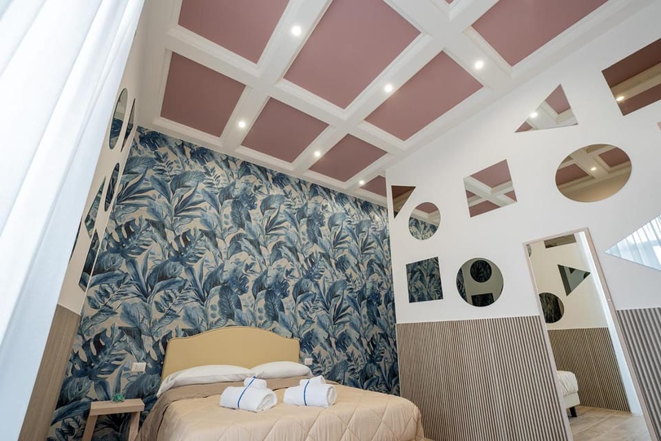 Bed, Photo of the whole room, Bedroom, towels, wardrobe, air conditioner