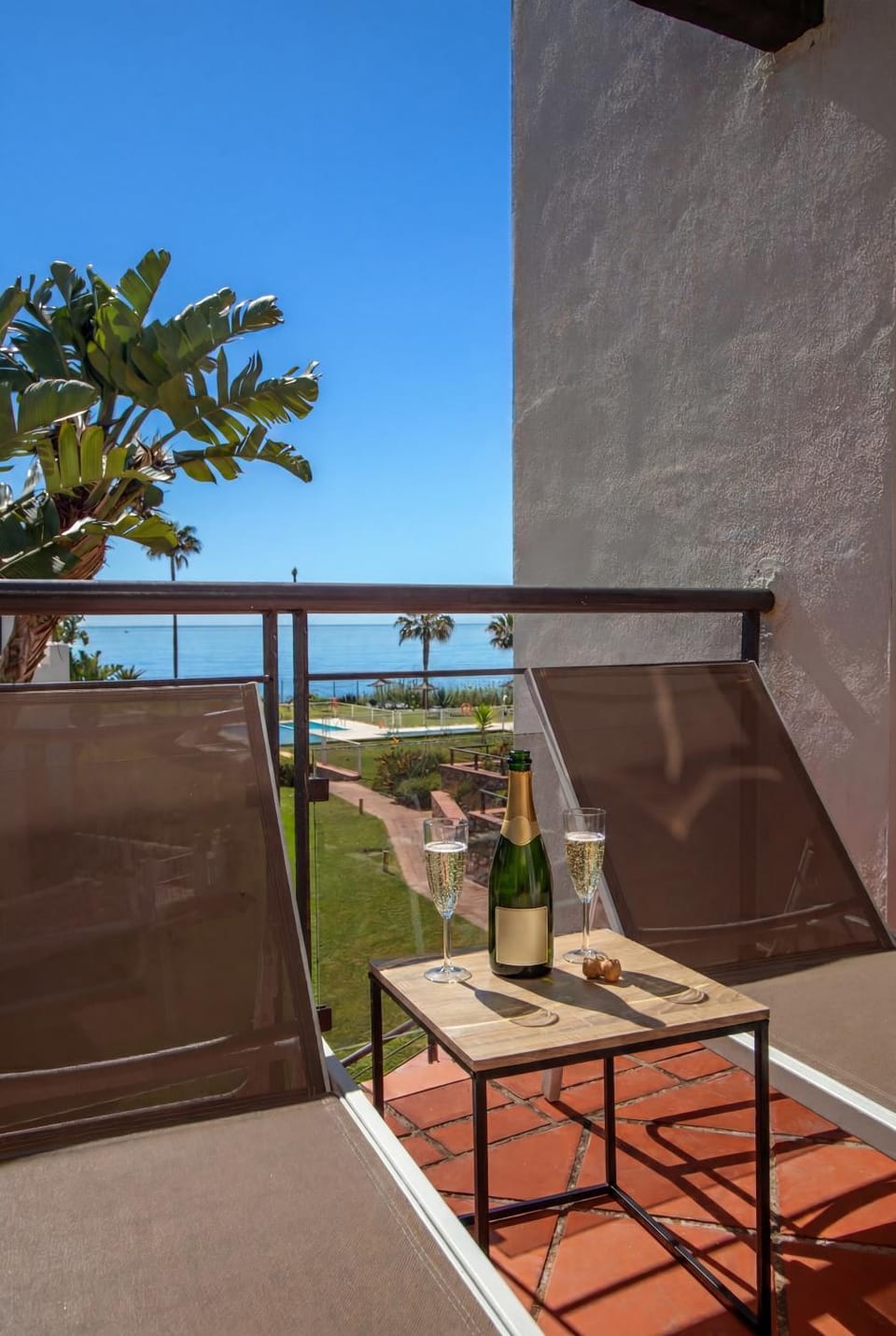 Balcony/Terrace, Garden view, Pool view, Sea view