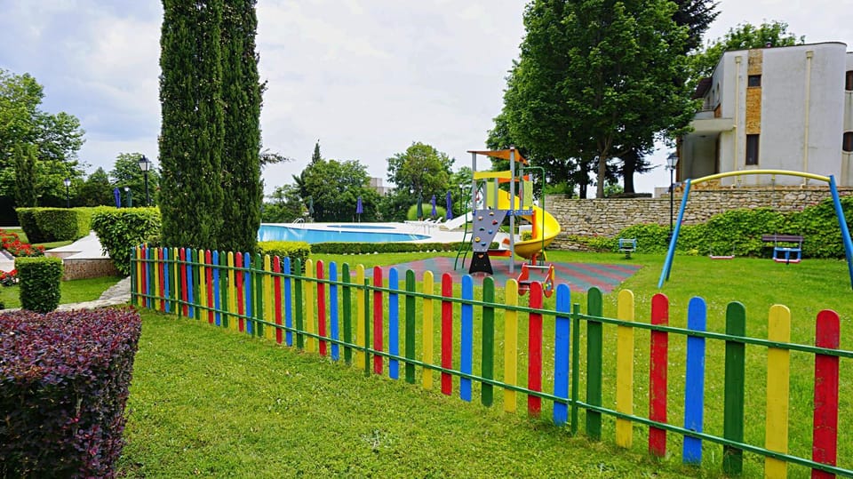 Day, Children play ground, Garden, Garden view, Swimming pool