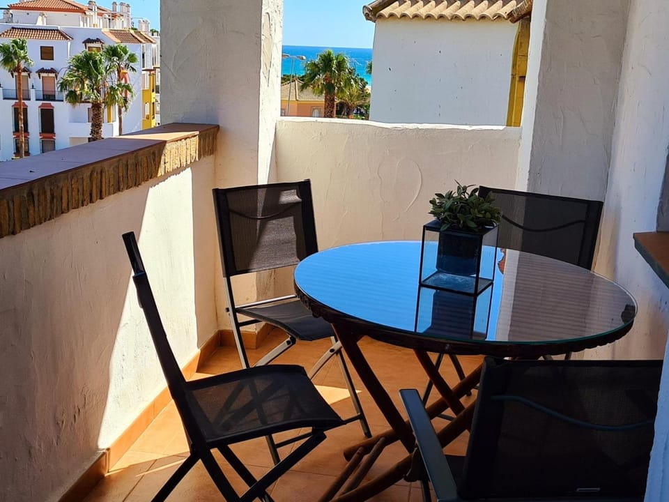 View (from property/room), Balcony/Terrace, Sea view
