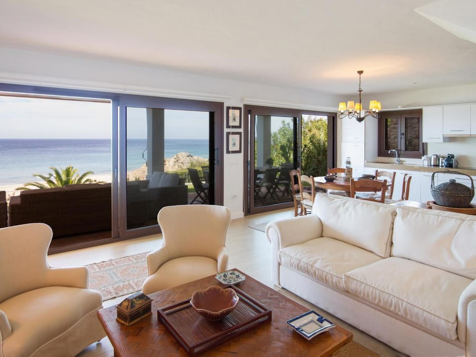 Natural landscape, Living room, Dining area, Sea view