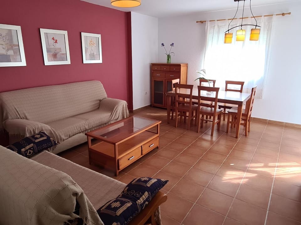 Living room, Seating area, Dining area
