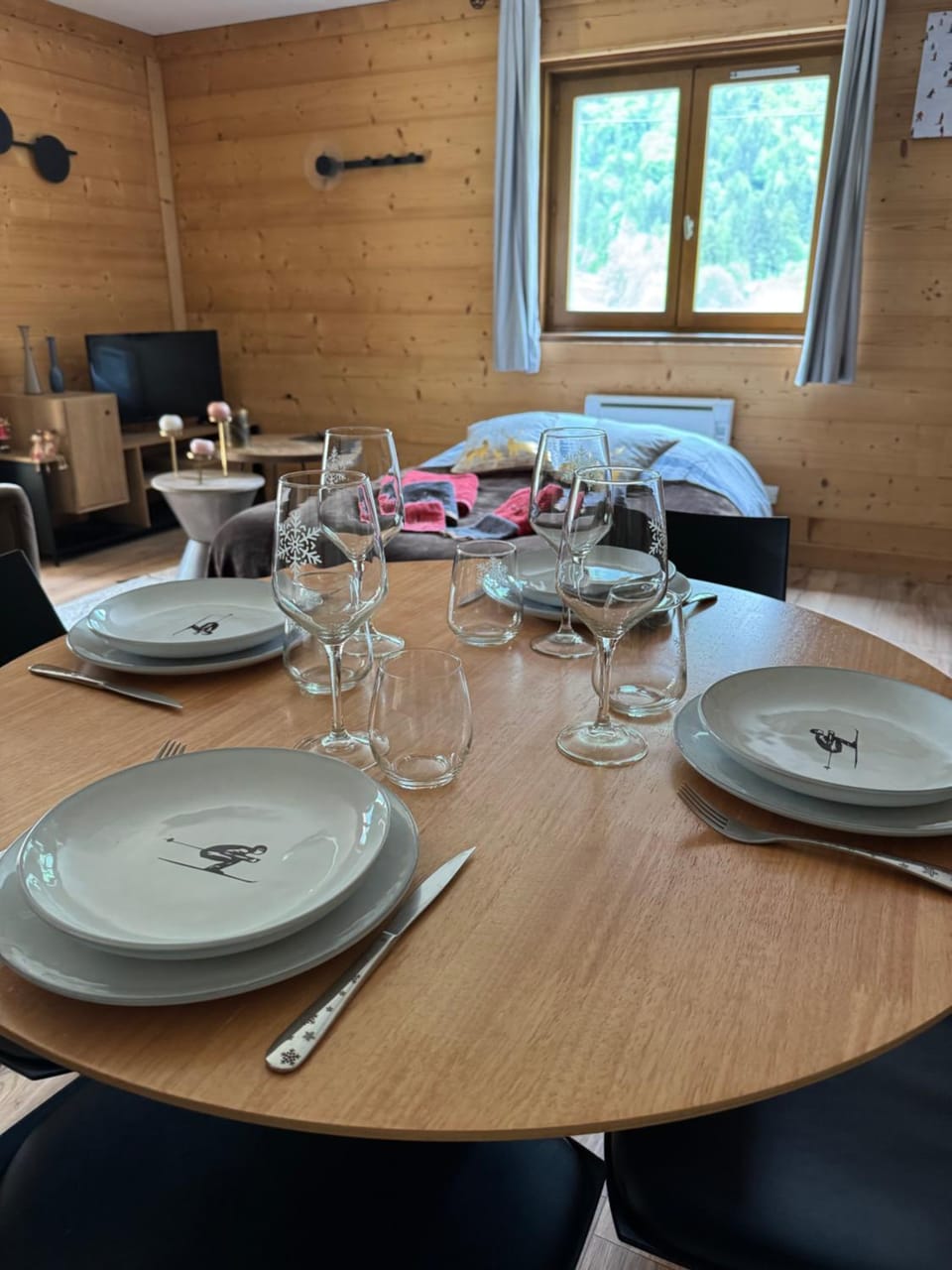 NEUF chalet 2p Le Suet JACUZZI privatif Apartment in Haute-Savoie