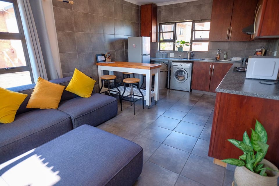 Living room, kitchen
