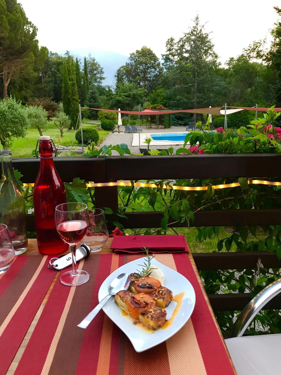 Balcony/Terrace, Garden view, Mountain view, Pool view, Alcoholic drinks