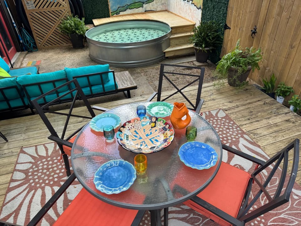 Patio, Seating area, Swimming pool