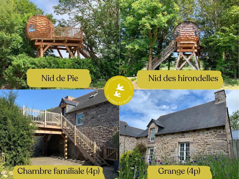 La Ville Es Renais - ferme et maison d'hôtes insolite Farm Stay in Brittany