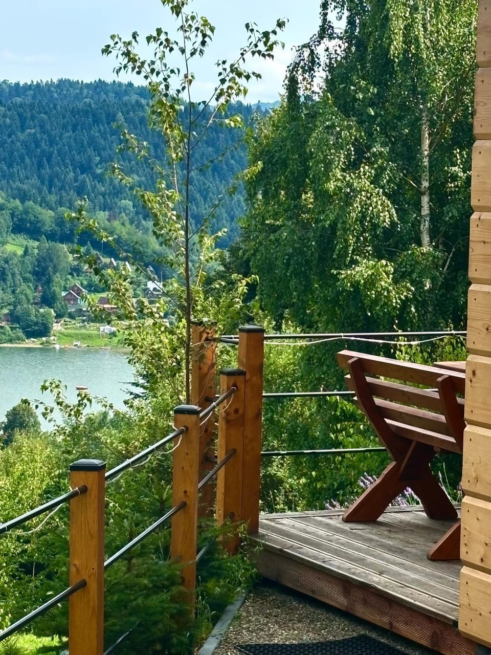 RUBIESZCZA domki z widokiem na jezioro - Bieszczady House in Slovakia