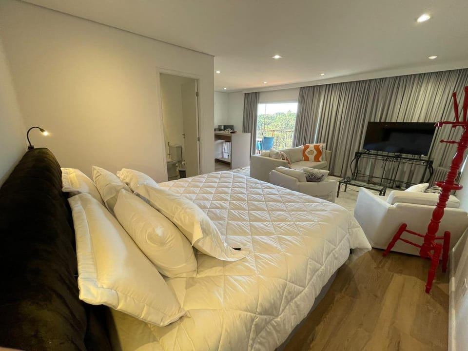 Communal lounge/ TV room, Bed, Photo of the whole room, Bedroom