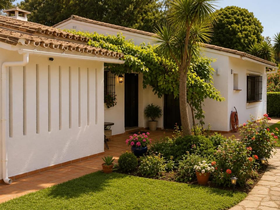 Property building, Day, Garden, Garden view