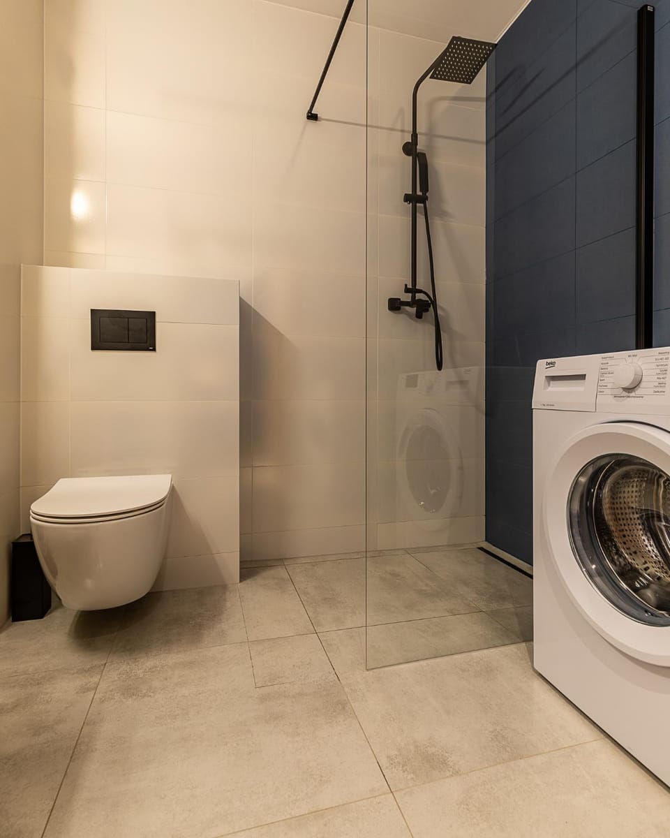 Shower, Toilet, Bathroom, washing machine