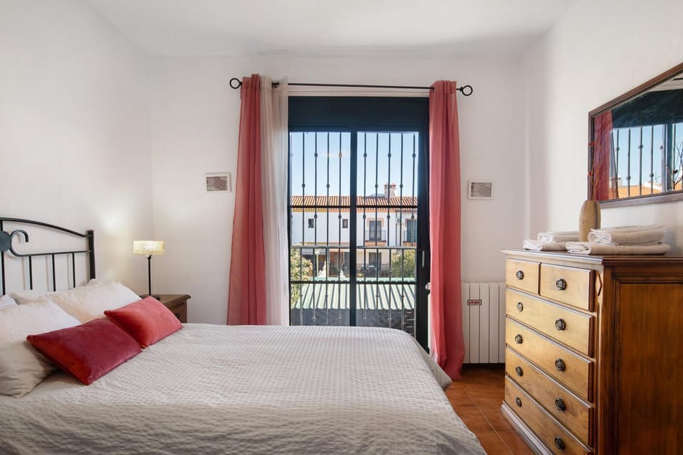 Property building, Living room, Bedroom