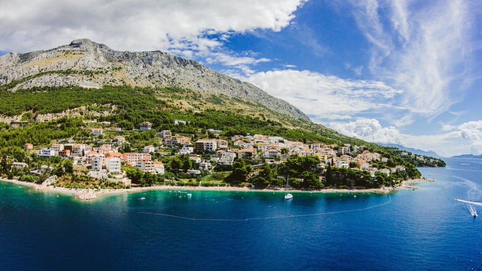 Natural landscape, Beach, Mountain view, Sea view