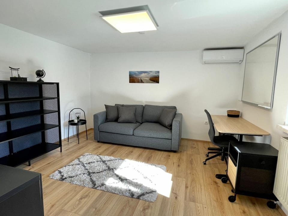 Living room, Seating area, air conditioner