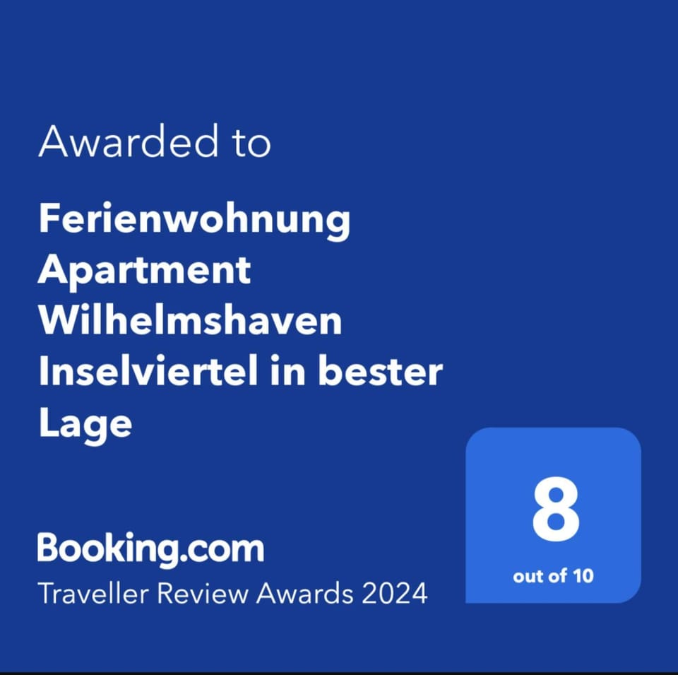 Ferienwohnung Apartment Wilhelmshaven Inselviertel in bester Lage - eigener Eingang - selbständiger Check in Apartment in Wilhelmshaven