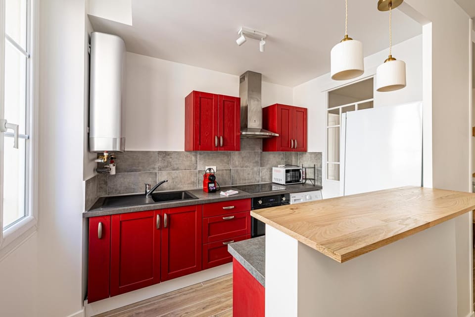 Kitchen or kitchenette, minibar, pet friendly, stove, toaster