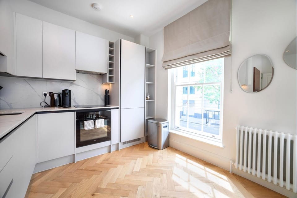 Kitchen or kitchenette, minibar