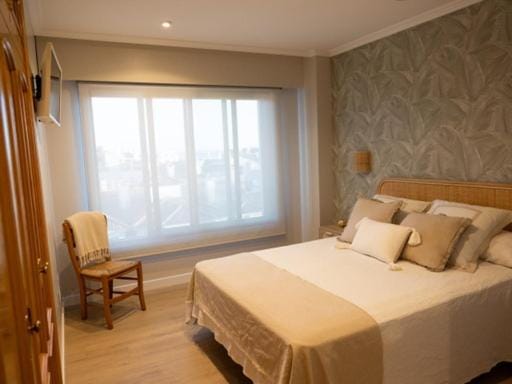 Photo of the whole room, Bedroom