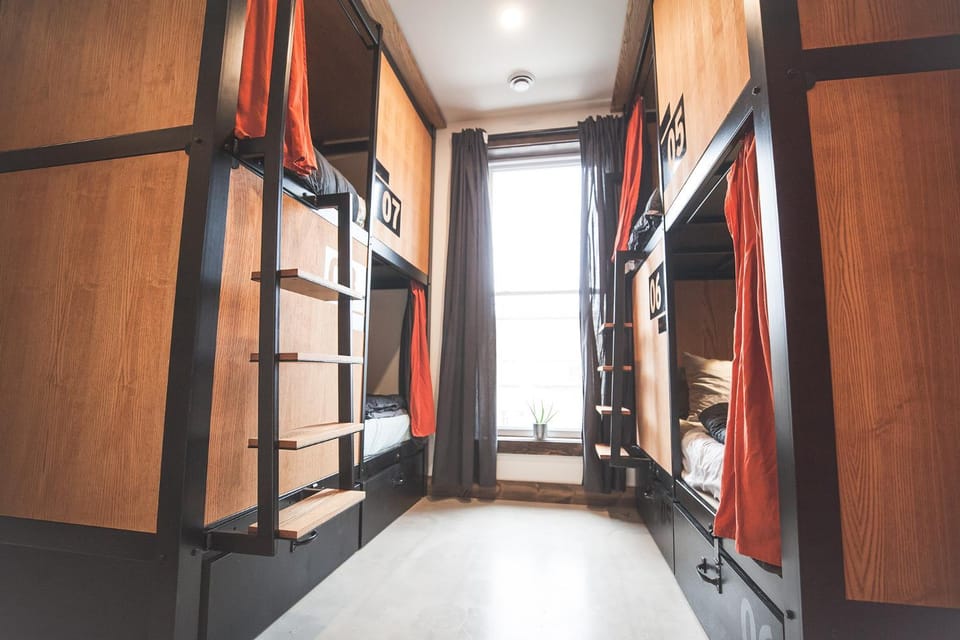 Bed, Bedroom, bunk bed, air conditioner