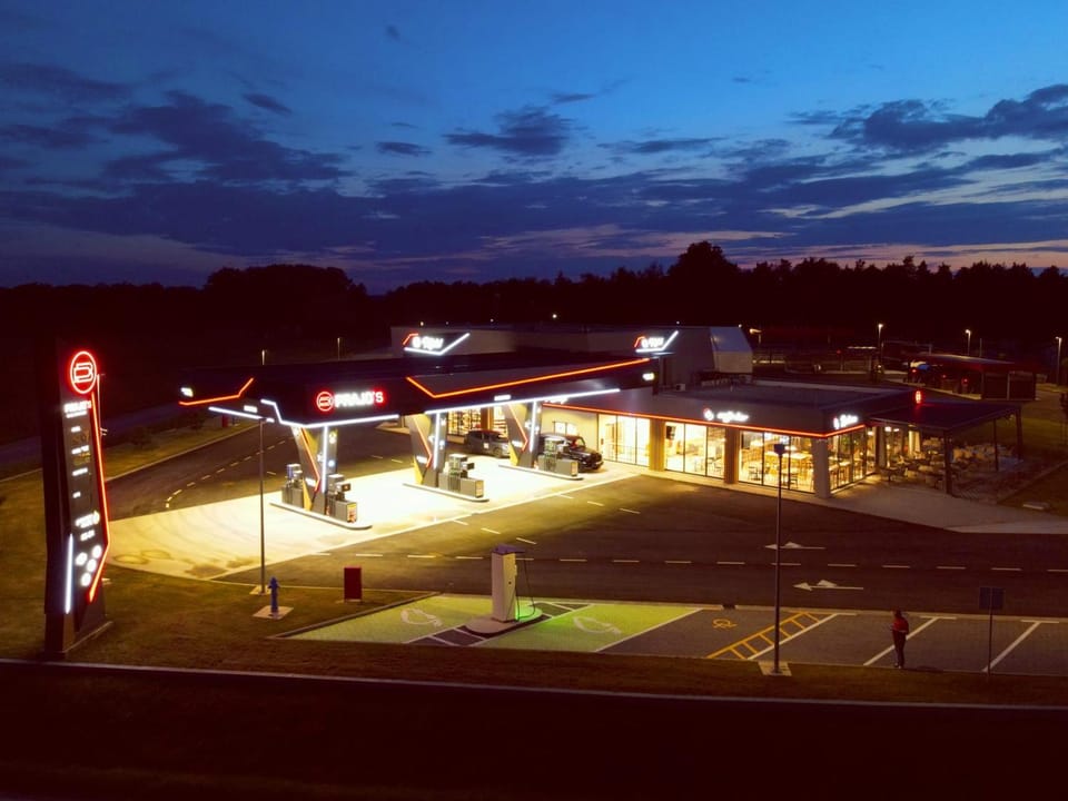 Property building, Night