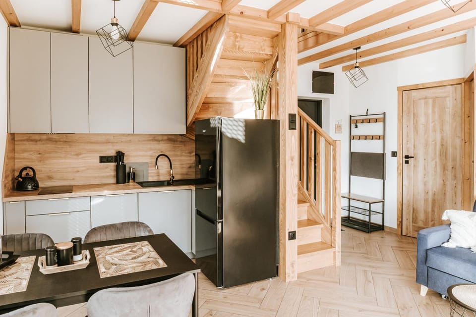 Kitchen or kitchenette, Living room, Photo of the whole room, Seating area, Dining area