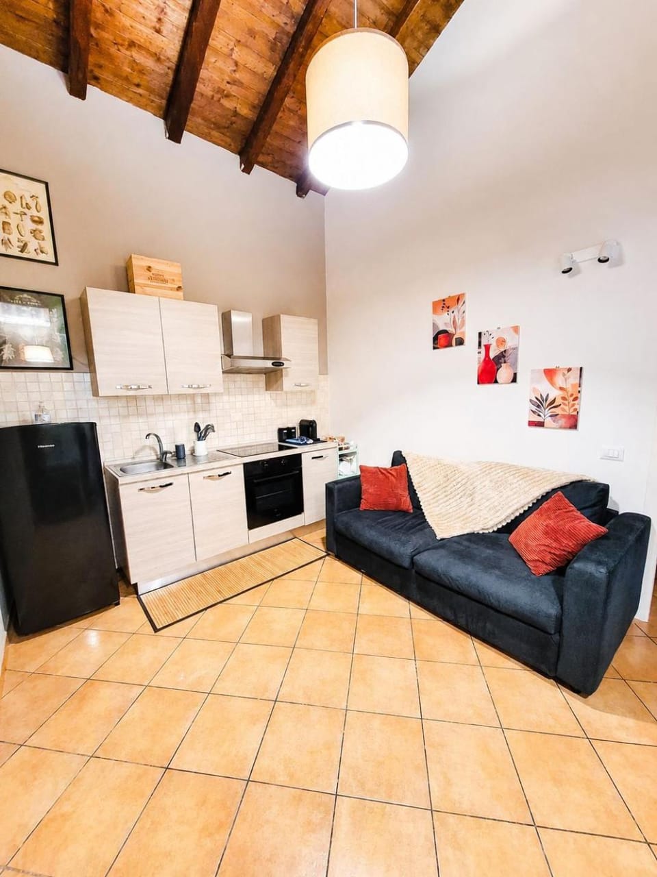 Kitchen or kitchenette, Living room, Dining area, oven, pet friendly, stove, toaster