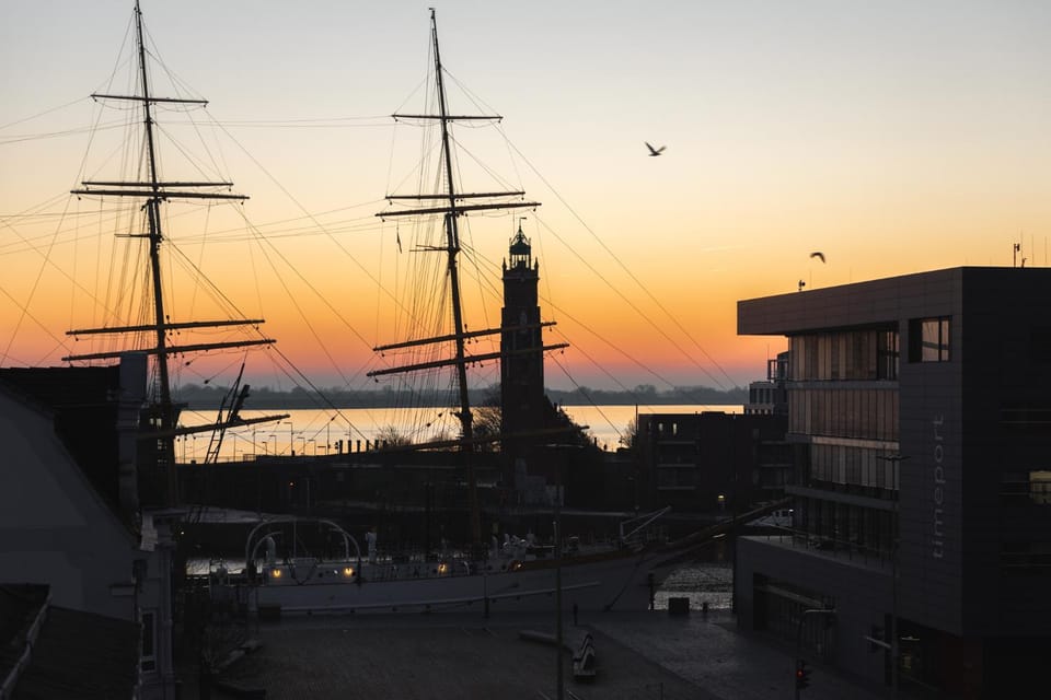 City view, Sea view, Sunset
