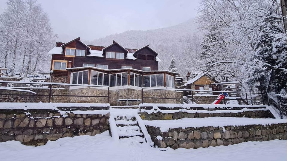 Property building, Natural landscape, Winter