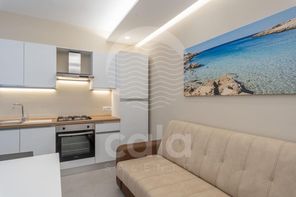 Kitchen or kitchenette, Living room, Dining area, stove
