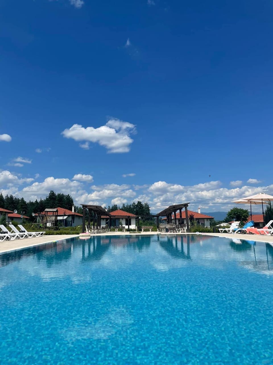 Natural landscape, Pool view, Swimming pool, Swimming pool