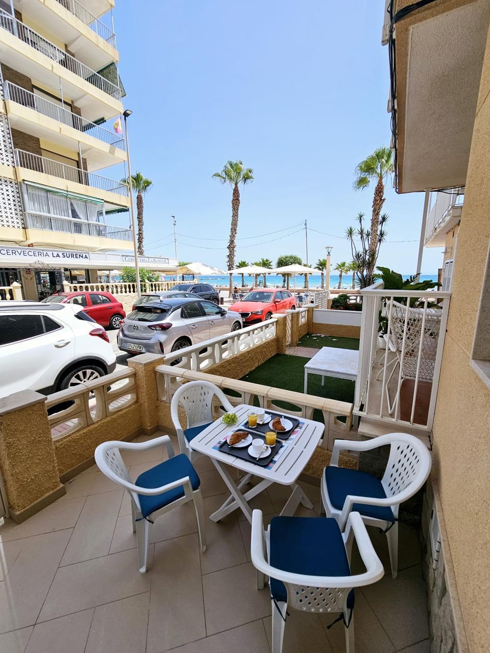 View (from property/room), Balcony/Terrace, Sea view