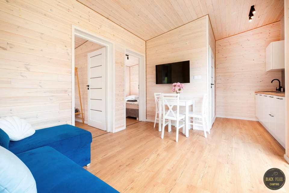 Black Pearl House in West Pomeranian Voivodeship, Poland