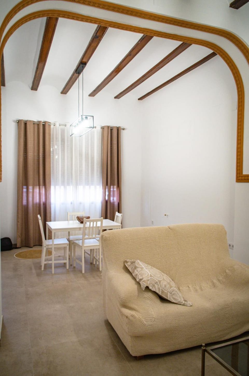 Living room, Seating area, Dining area