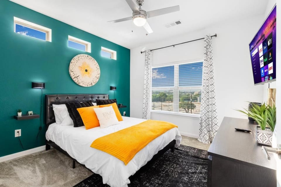 Modern 2br Pet-friendly Wd Pool&gym Utsa Apartment hotel in San Antonio