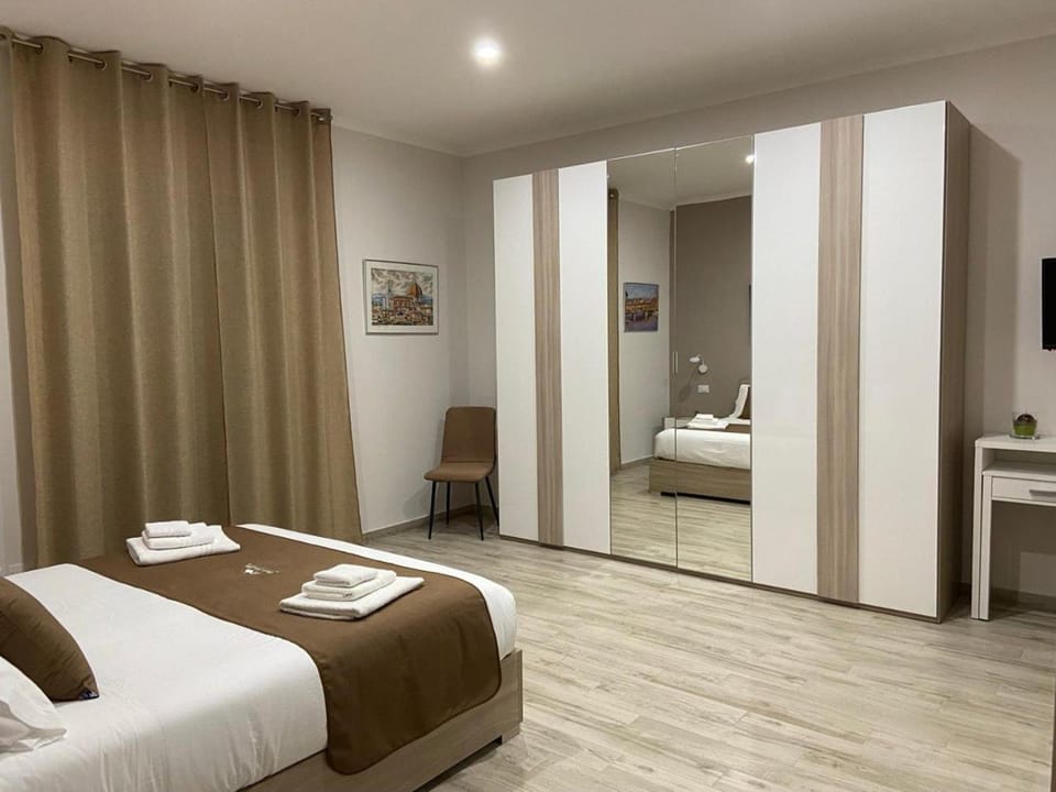 Photo of the whole room, hair dresser, wardrobe