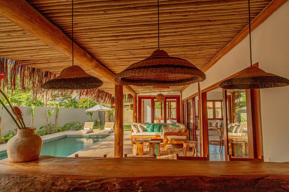 BBQ facilities, Living room, Seating area, Pool view, Swimming pool, sunbed