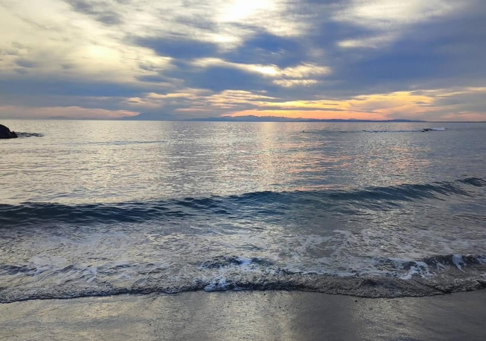 Nearby landmark, Natural landscape, Beach, Sea view, Sunset