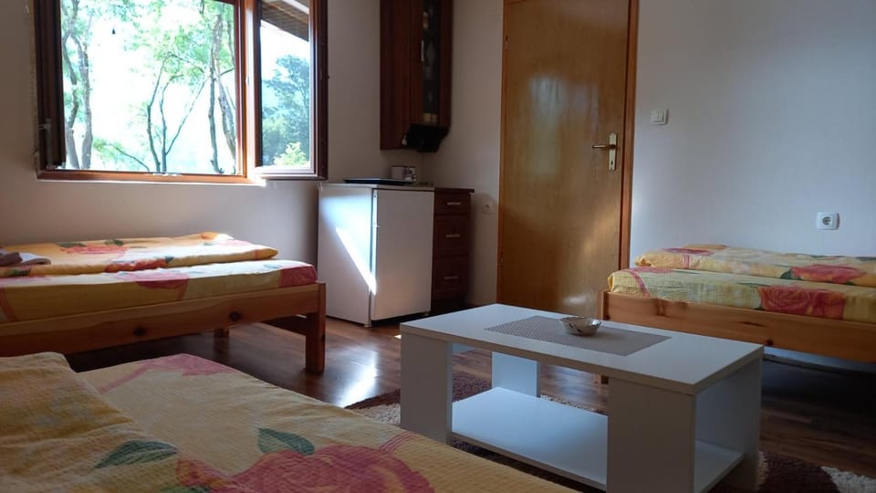Bed, Kitchen or kitchenette, Photo of the whole room, Bedroom