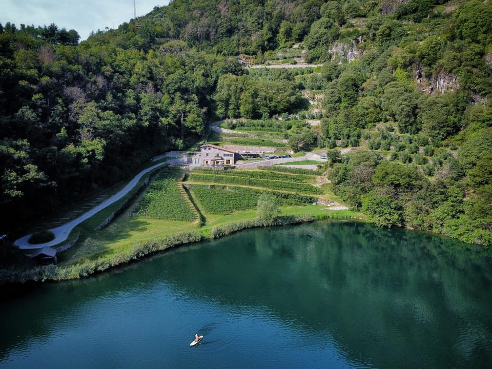 Nearby landmark, Day, Natural landscape, Bird's eye view, Lake view, Mountain view