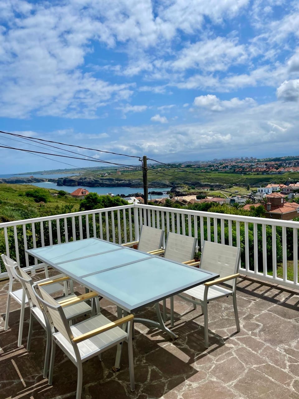 Off site, Day, Natural landscape, View (from property/room), Balcony/Terrace, Dining area, Sea view