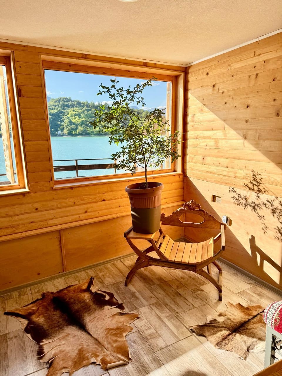 Natural landscape, Living room, Lake view, Mountain view