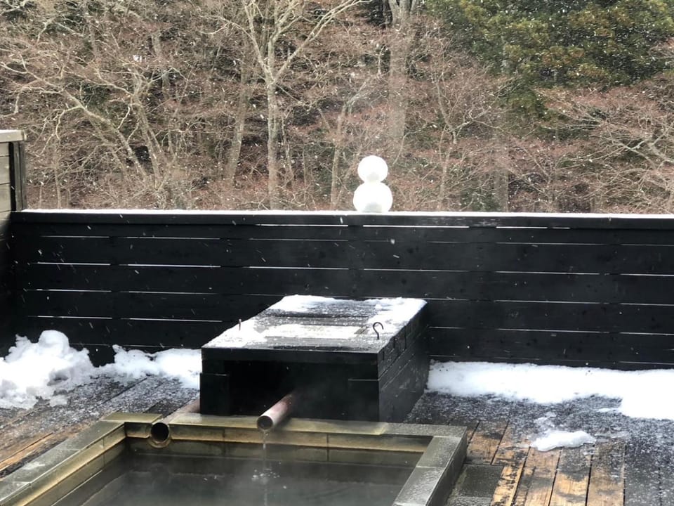 Winter, Open Air Bath