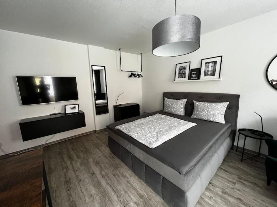 Bed, TV and multimedia, Photo of the whole room