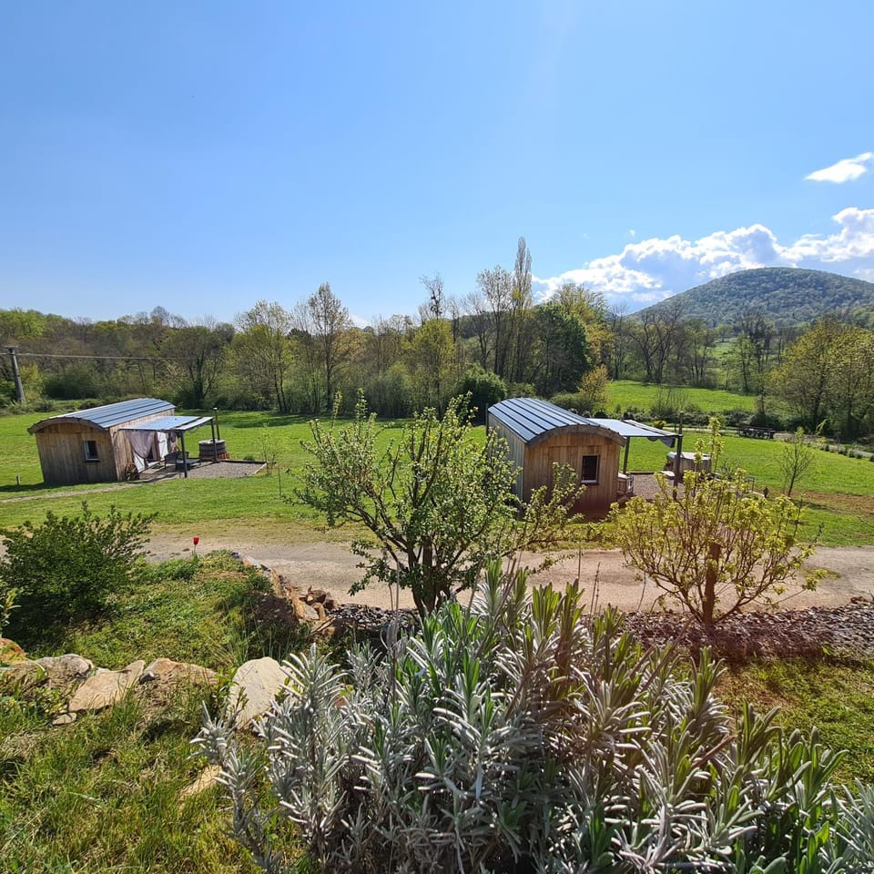 Spring, Natural landscape, Mountain view