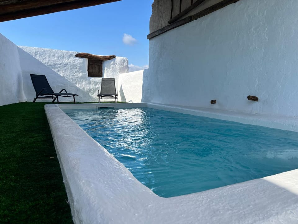 Natural landscape, Pool view, Swimming pool, sunbed