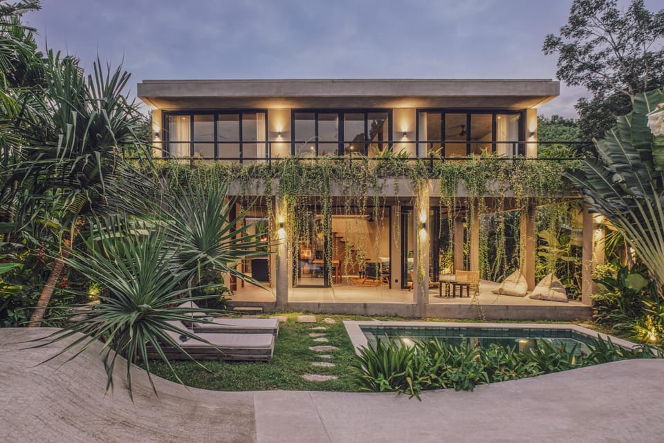 Property building, Patio, Garden, Swimming pool