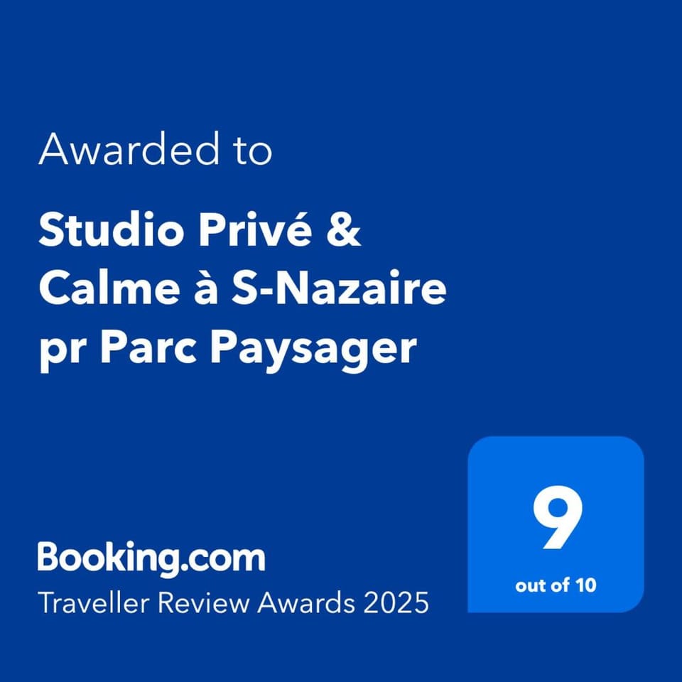 Studio Privé & Calme à S-Nazaire pr Parc Paysager Apartment in Saint-Nazaire