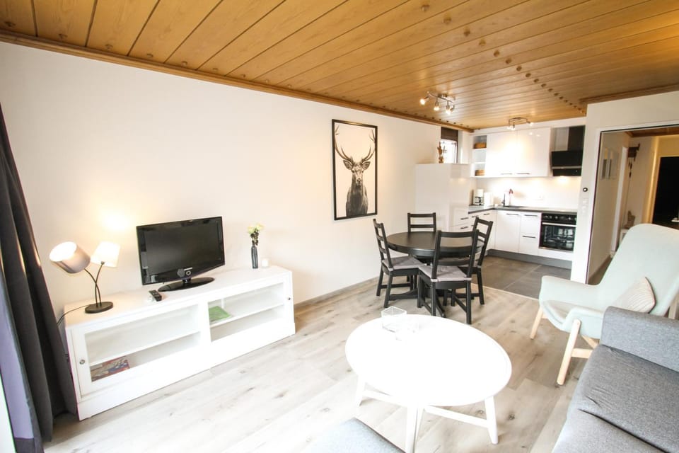 Living room, kitchen