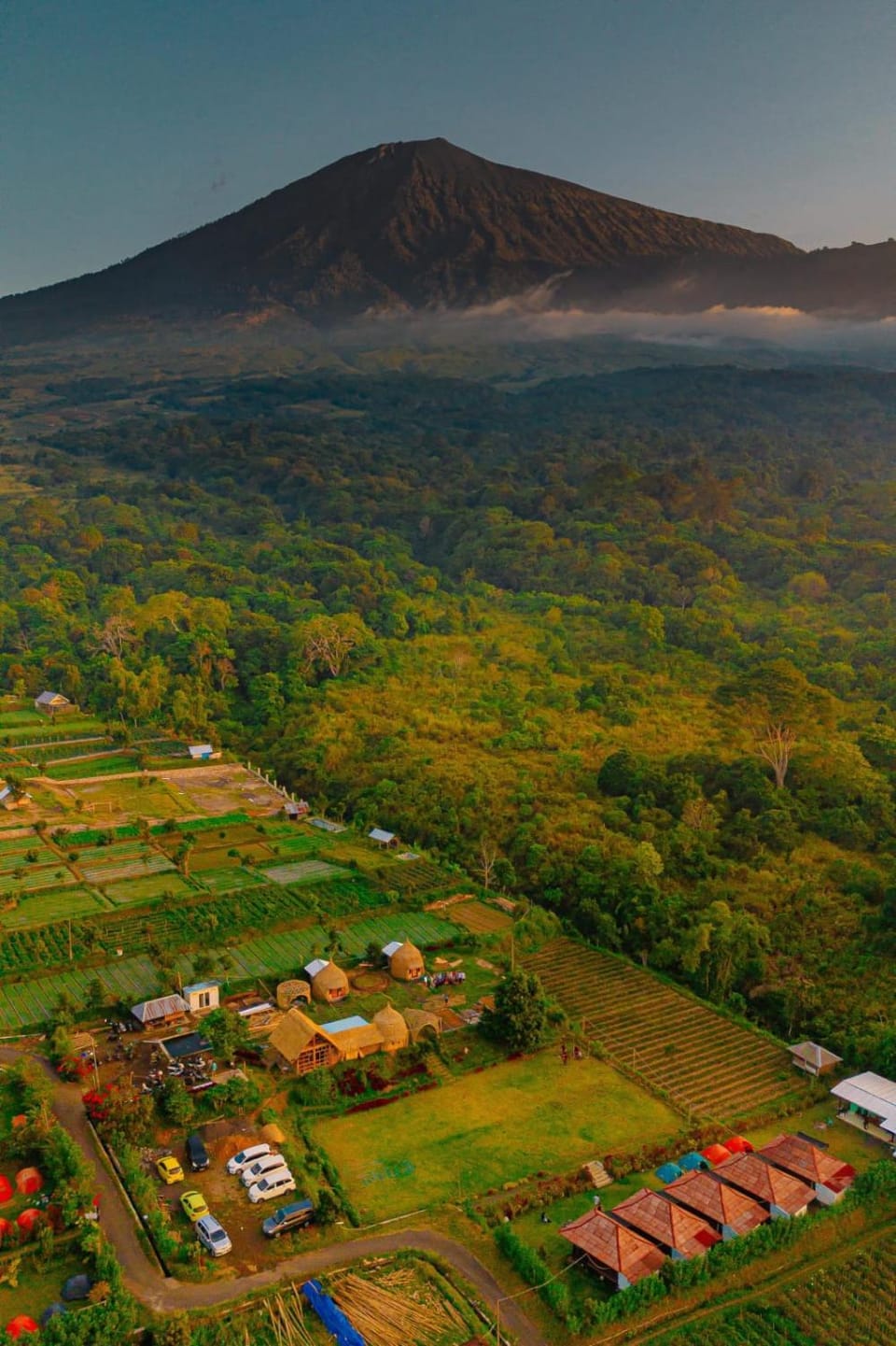 Natural landscape, Bird's eye view, Mountain view